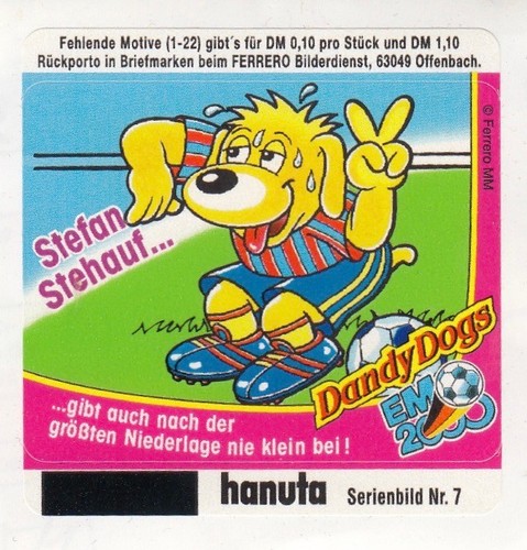Ferrero teamsticker fußball - ferrero,