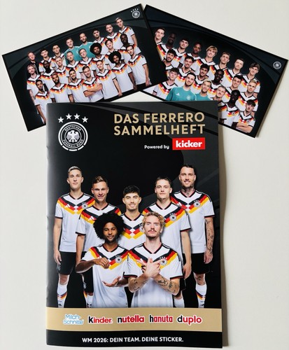 Ferrero teamsticker sammelheft - ferrero,